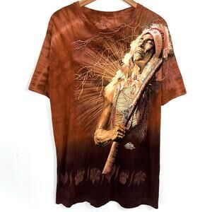 The Mountain ‘No More Talk’ 2009 Native American Indian Chief Ernie Cselko Shirt